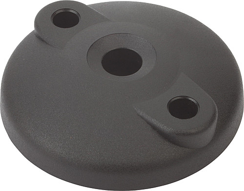 Kipp K0423.6080 TELLER F. STELLFUSS FORM F ANTISL, - KIPP K0423-F Teller fuer Stellfuesse aus Kunststoff -