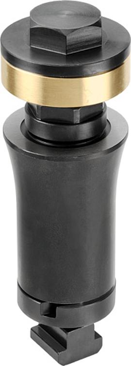 AMF 6417-80 Aufspannbolzen, Größe : 80, Nut: 14, H1 min.  : 116, H1 max.  : 148 - LE 6417 Aufspannbolzen -Abbildung