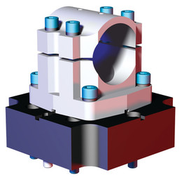 DESTACO CPI-ATI-151-90HD-60BB Verbindungsträger für direkte Roboter Schnittstelle, oder für Übergabe Ablagetisch, Lastwert: 746 Nm, Material Aluminium, - LE70000 ATI Verbindungstraeger Roboter Interface