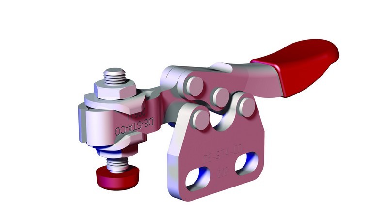 DESTACO 205-UB Horizontalspanner Haltekraft 250N, Öffnungswinkel 90°, Fuß gerade - 205-UB Horizontalspanner - massiver Spannarm - Fuss gerade