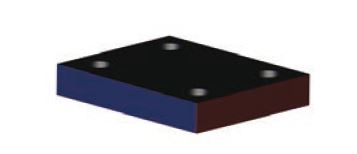 DESTACO 503502 Grundplatte Stahl brüniert - Destaco 500 Grundplatte brueniert