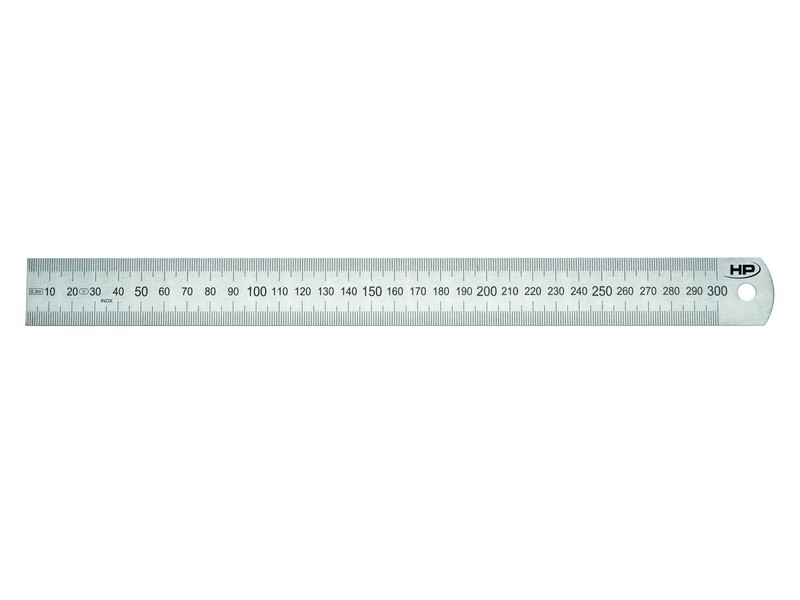 Helios Preisser 0460201 Biegsame Stahlmaßstäbe Teilung: mm oben und unten, Länge 150 mm, Querschnitt 13 x 0,5 mm - LE70047 0460 Biegsame Stahlmassstaebe