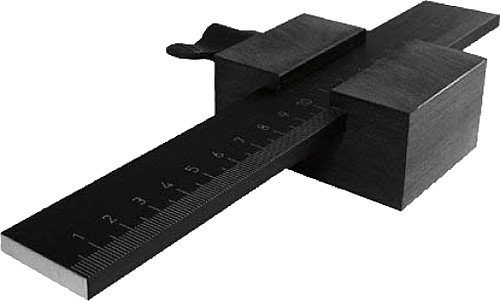 Norelem 21884-000010X0500 MASSSTAB EDELSTAHL, L=MM 500 MM - Norelem 21884 Massstaebe Aluminium selbstklebend oder mit Bohrungen
