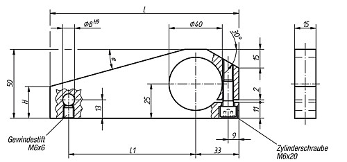 Norelem 33150-095 MESSARM  L=95 - Norelem 33150 Messarme