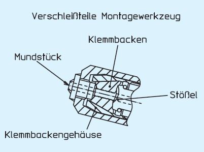 Halder 22880.0572 Klemmbackengehäuse für Montagewerkzeug, pneumatisch (ExTool 040-1) - Klemmbackengehaeuse fuer Montagewerkzeug - pneumatisch