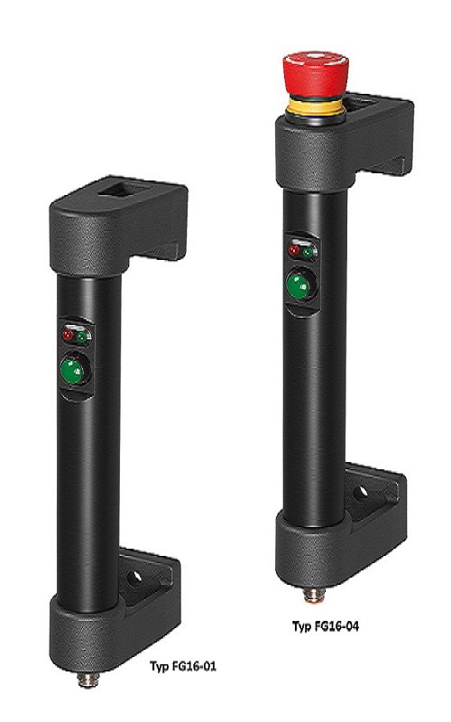 Leschhorn FG16-00.180.84 Gegengriffe A 180,  ohne Schaltelemente, (without switch elements)   NEU ersetzt FG3 - FG16-01 und FG16-04 Funktionsgriffe mit NOT-Halt Schaltfunktion