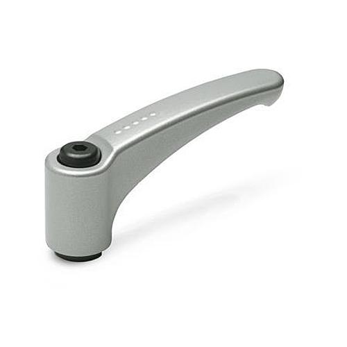 Ganter 602-44-B5-OS Verstellbare Klemmhebel, Zink Druckguss, Buchse Stahl - GN 602 Verstellbare Klemmhebel - Zink Druckguss - Buchse Stahl-Abbildung