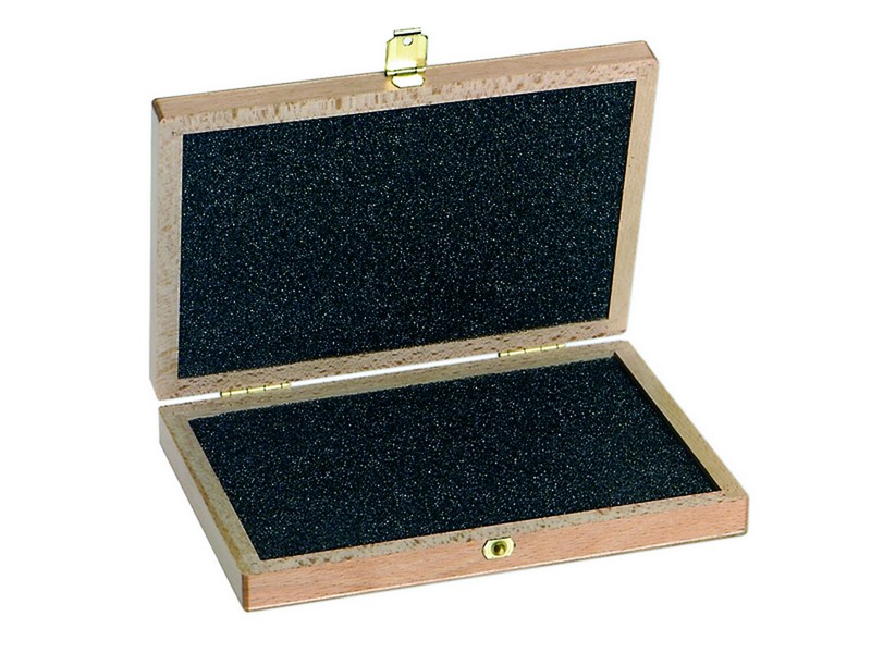 Helios Preisser 0003280  Holzetui für Winkel mit Anschlag  Schenkellänge 50 x 40, Abmessung 55 x 45 x 22 mm - Helios Preisser 0003 Zubehoer