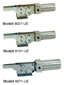 DESTACO 8021-UE Standard Kraftspanner Haltekraft 1735 N; horizontaler Zylinder  U-Spannarm (Sensor 8EA-109-1 separat bestellen) - 8000 Standard Kraftspanner