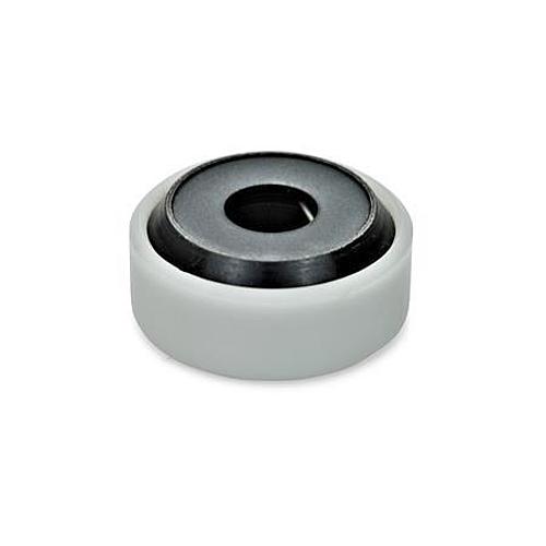 Ganter 6311.1-12-A Druckstücke Stahl, brüniert - GN 6311-1 Druckstuecke Stahl - brueniert-Abbildung