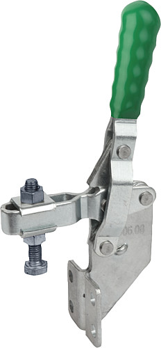 Norelem 05060-05 SCHNELLSPANNER VERTIKAL, MIT ABGEWINKELTEM FUSS, M5X35 - Norelem 05060 Schnellspanner vertikal mit abgewinkeltem Fuss