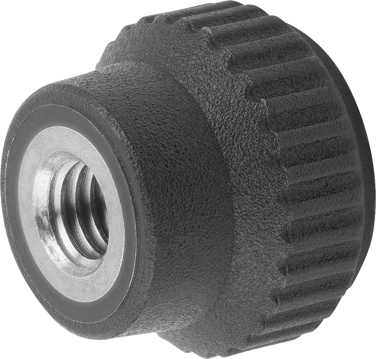 Kipp K0110.0003 NOVO.GRIP RÄNDELKNOPF GR.0 M3 EDELSTAHL - K0110-0003 NOVO GRIP RAENDELKNOPF GR 0 M3 EDELSTAHL