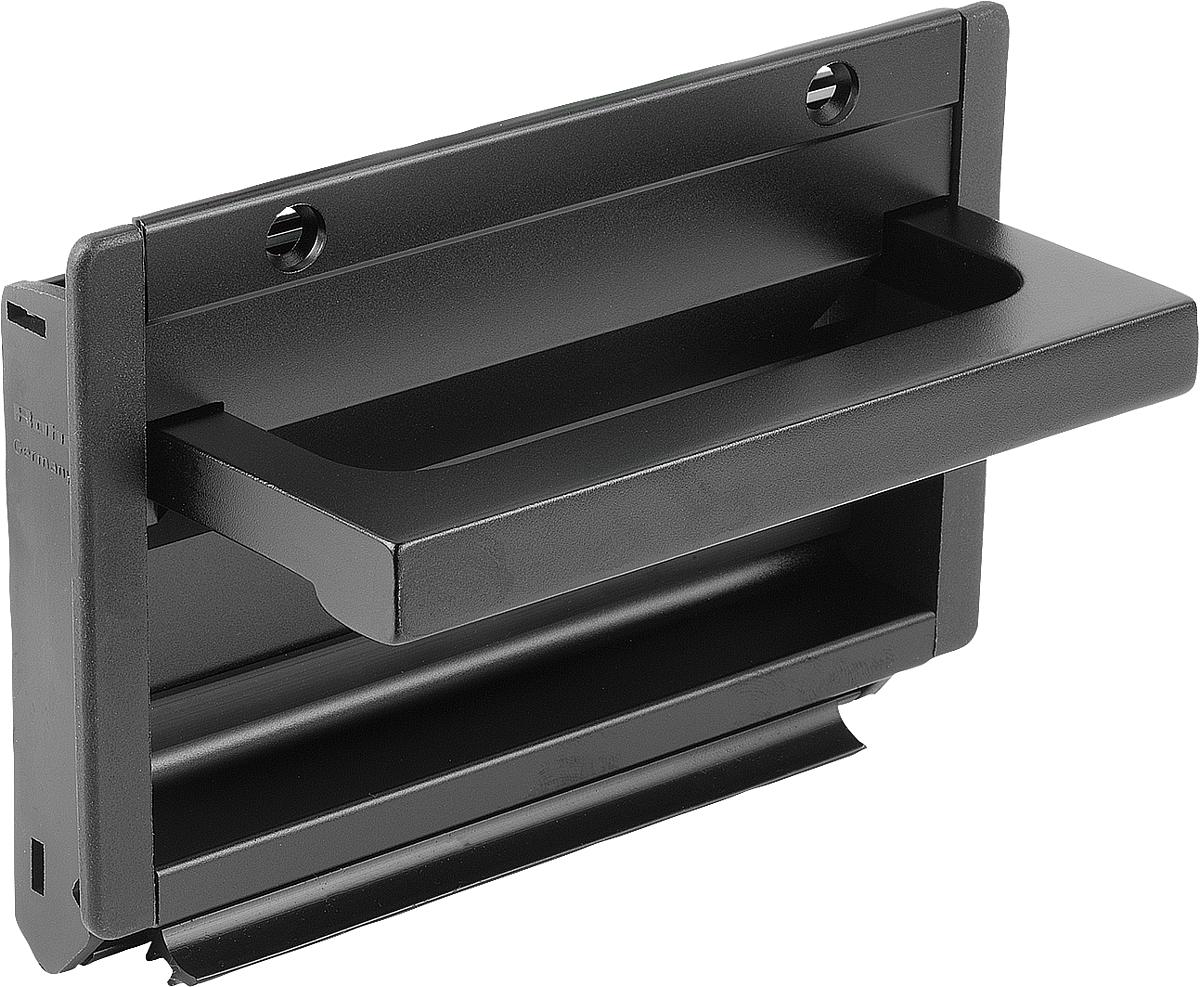 Norelem 06961-10021 PROFIL KLAPPGRIFF FORM B, L=100, SCHWARZ ELOXIERT - 06961-10021 PROFIL KLAPPGRIFF FORM B - L 100 - SCHWARZ ELOXIERT