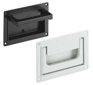 Leschhorn SK-79.R118.84 Schalenklappgriffe Rückstellfeder A 118,  Polyamid schwarz - Leschhorn SK Schalenklappgriffe Kunststoff