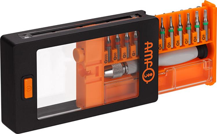 AMF 929MB-25 Mini-Bit-Set aus hochwertigem Werkzeugstahl, L x B x H: 67 x 22 x 117 - LE 929MB-25 Mini-Bit-Set aus hochwertigem Werkzeugstahl-Abbildung