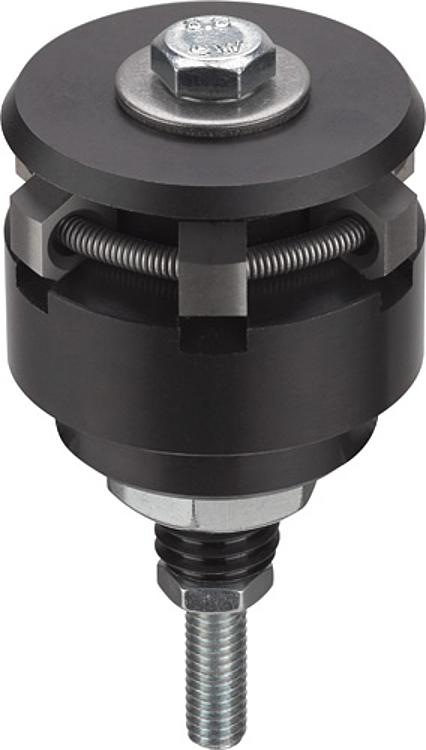 AMF 6383ZUS-14 Zentrierspanner mit Schutz-Segmenten, D min.: 14,5, D max.: 18,5, H: 14,5, P: 3,5 kN - LE 6383ZUS Zentrierspanner mit Schutz-Segmenten -Abbildung