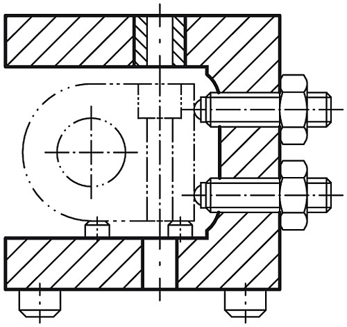 Norelem 01680-203X150 U PROFIL AL, B=63, H=63, L=150 - Norelem 01680 U Profile allseitig bearbeitet Grauguss und Aluminium