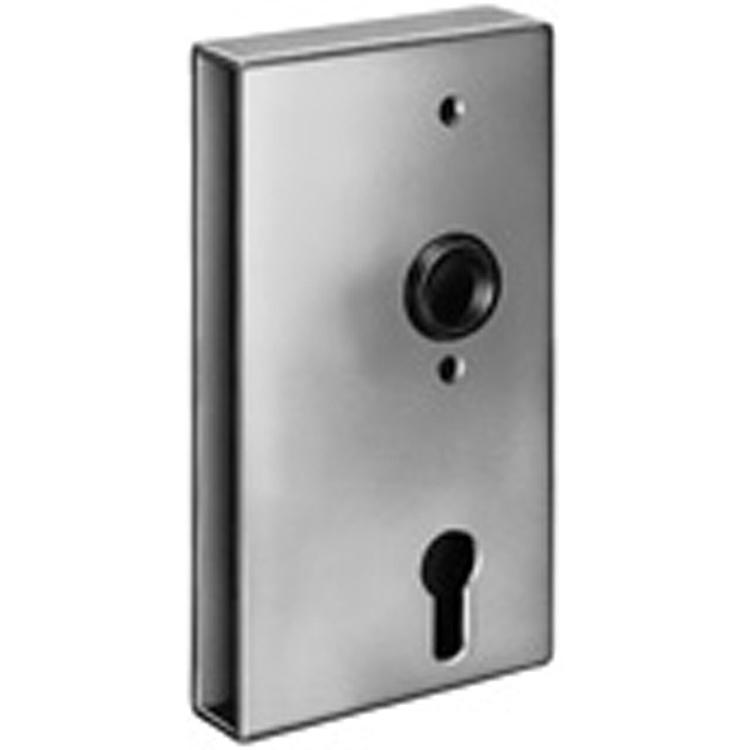 AMF 140SKNIG-30Z Schiebetor-Schlosskasten, V2A, leer, Kastenbreite A: 30 mm, C: 172 mm, F: 33,5 mm - LE 140SKNIG Schiebetor-Schlosskasten - V2A - leer -Abbildung