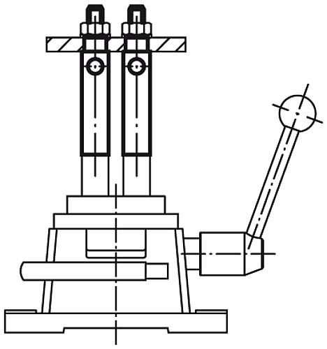 Norelem 08610-02 VERLÄNGERUNGSSÄULE  D1=16H7, 1 STÜCK = 1 PAAR - Norelem 08610 Verlaengerungssaeulen