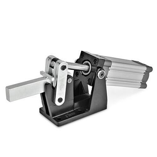 Ganter 861-1000-EP-M PNEUMATIK SPANNER F.NÄHERUNGSSCHALTER - GN 861 Schnellspanner - pneumatisch - schwere Ausfuehrung - mit Magnetkolben-Abbildung