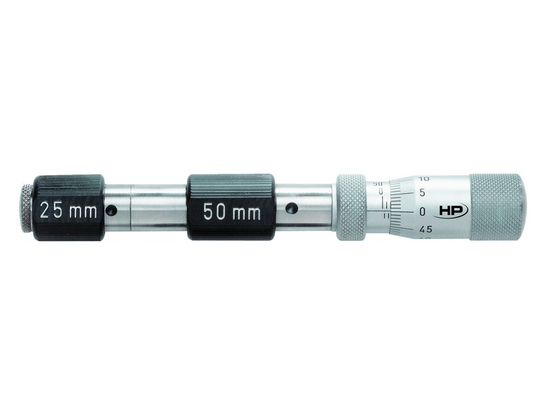 Helios Preisser, 0892 502  Innenmessschraube zusammensetzbar  50-250 mm Messbereich, Verlängerungsstäbe: 25 mm / 50 mm / 100 mm - Helios Preisser 0892 Innenmessschraube zusammensetzbar