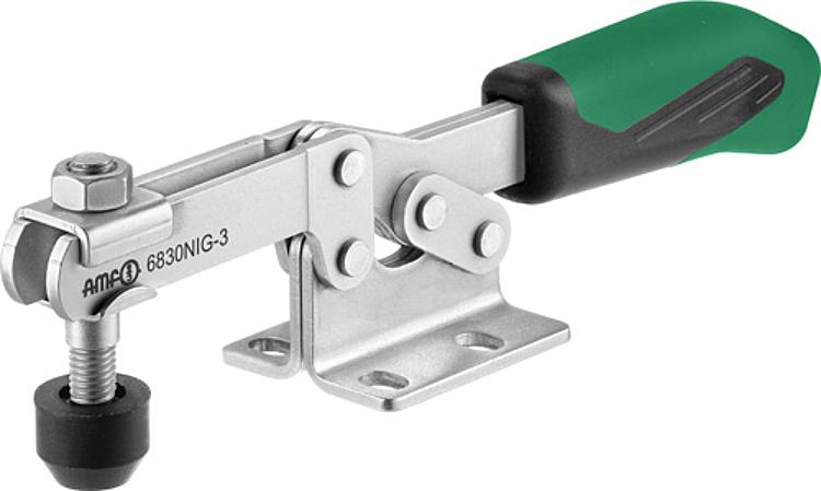 AMF 6830NIG-0 Waagrechtspanner mit grünem Handgriff, Größe : 0, F1: 0,25 kN, F2: 0,4 kN - LE 6830NIG Waagrechtspanner mit gruenem Handgriff-Abbildung