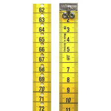 Leschhorn 80350-PAM-4000X13-R-L; Skalen-Maßbänder selbstklebend auf der Rückseite, PAM lose, 13 mm breit, mm-Teilung an der Ober- u. Unterkante, v.r.n.l. ; 4000 mm lang - Skalen-Massbaender 80350