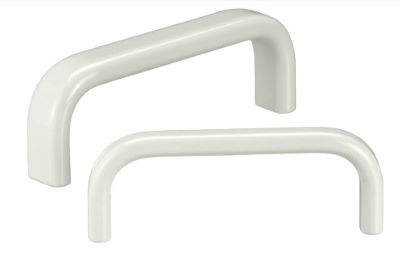 Leschhorn OA-12.100.9003A Gerätegriffe, Antibakteriell, Flachoval Aluminium, A=100 - LE OA antibakterielle Buegelgriff Serie