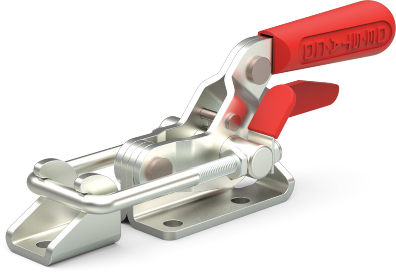 DESTACO 341-RSS-M-25 Verschluss-Spanner Standard Haltekraft 8900N, *SONDERAUSF. Bügel 25 mm länger, - DESTACO 341-RSS-M-25 Verschluss-Spanner Standard mit Zustazverriegelung - Edelstahl