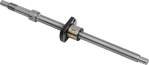 Norelem 24100-0810050 MINIATUR KUGELGEWINDETRIEB, GESCHLIFFEN, MIT FLANSCHMUTTER - Norelem 24100 Miniatur Kugelgewindetriebe - geschliffen mit Flanschmutter