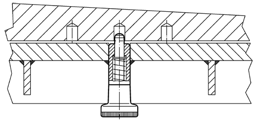 Halder 22120.0808 Rastbolzen ohne Gewinde schweißbar Ø 8 mit Knopf - Rastbolzen Rastbolzen ohne Gewinde - schweissbar - Durchmesser 6 - mit Knopf mit Knopf -Bild 1-