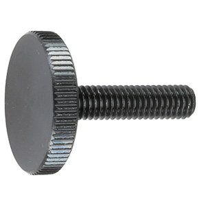 Halder 24770.0100 Flache Rändelschraube DIN 653 M 4 x 25, Stahl - Flache Raendelschrauben Flache Raendelschraube DIN 653 - M 3 x 8 - Stahl Stahl