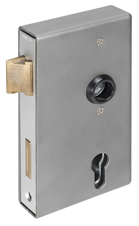 AMF 140UM-30ZW Schlosskasten, blank, Kastenbreite A: 30 mm, Schließung: PZW, B: 94,0 mm, C: 172 mm - LE 140UM Schlosskasten - blank -Abbildung