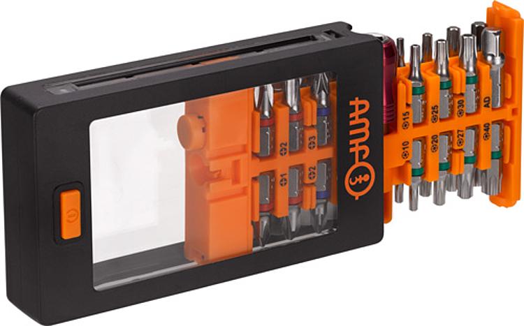 AMF 929SB-33 Präzisions-Bit-Set aus hochwertigem Werkzeugstahl, L x B x H: 67 x 22 x 117 - LE 929SB-33 Praezisions-Bit-Set aus hochwertigem Werkzeugstahl-Abbildung