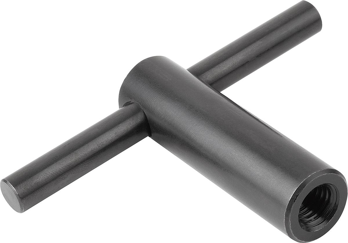 Norelem 06140-112 KNEBELMUTTER MIT FESTEM KNEBEL, M12, L1=25 - 06140-112 KNEBELMUTTER MIT FESTEM KNEBEL - M12 - L1 25