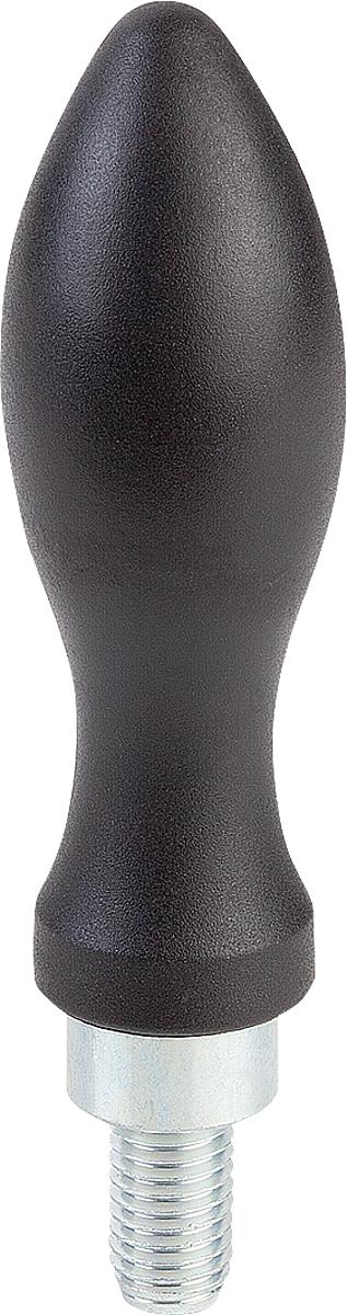 Norelem 06313-210 DREHBARER BALLENGRIFF, D1=25, L=75 - 06313-210 DREHBARER BALLENGRIFF - D1 25 - L 75