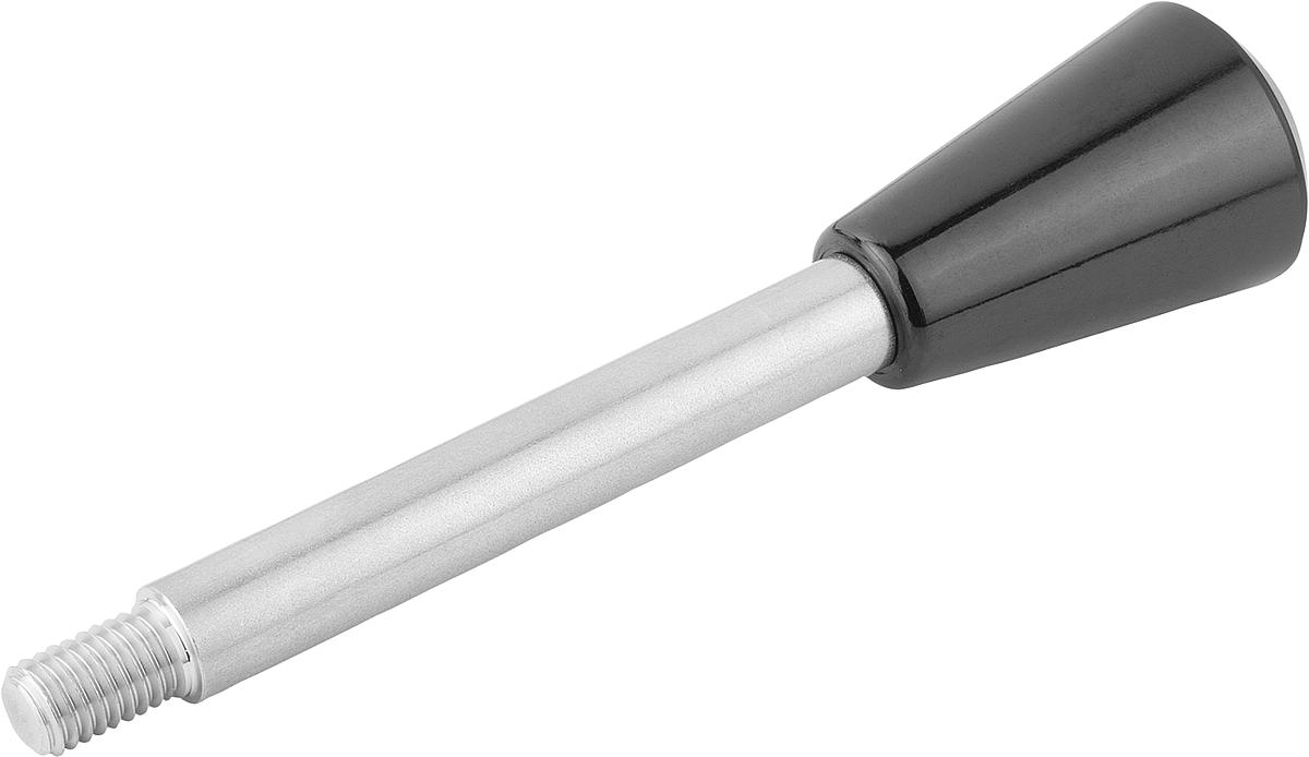 Norelem 06360-1410X80 GRIFFSTANGE FORM C            EDELSTAHL, D=10, D1=M8, L= 80 - 06360-1410X80 GRIFFSTANGE FORM C            EDELSTAHL - D 10 - D1 M8 - L 80