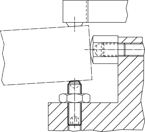 Halder 22720.0845 Kugeldruckschraube ohne Kopf  abgeflachte Kugel   M 6 x 20.0, Auflagefläche plan, rostfreier Stahl - Kugeldruckschrauben Kugeldruckschraube ohne Kopf - M 4 x 7 9 - abgeflachte Kugel aus Thermoplast