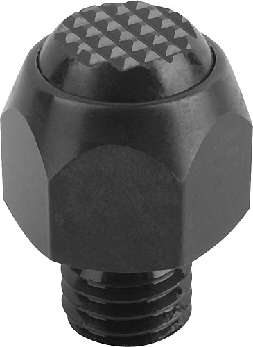 Kipp K0302.306 PENDELAUFLAGE FORM F  M6 - KIPP K0302-F Pendelauflagen - Neigungswinkel 12 Grad Form F