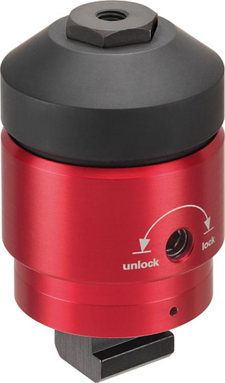 AMF 6418 Abstützelement, mechanisch, Größe : M12, Abstützkraft F max.: 8 kN, Hub: 5 mm - LE 6418 Abstuetzelement - mechanisch -Abbildung