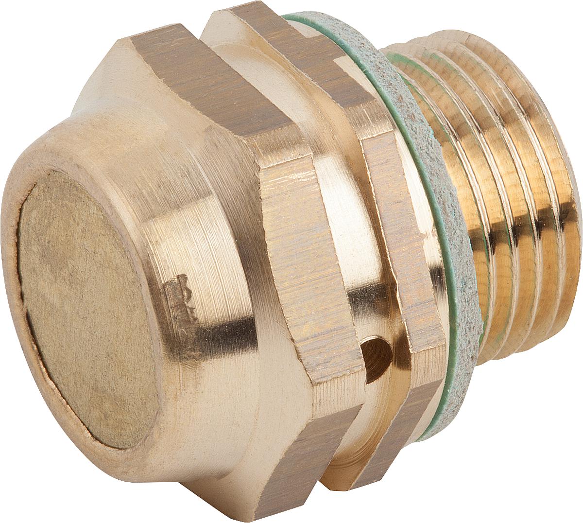 Norelem 28042-24038 MESSING ENTLÜFTUNGSSCHRAUBE, D=24,5, D1=G 3/8 - 28042-24038 MESSING ENTLUEFTUNGSSCHRAUBE - D 24-5 - D1 G 3-8