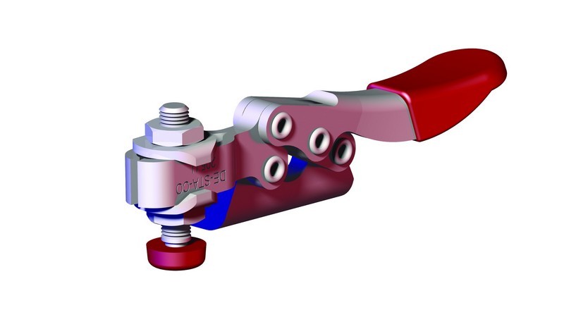 DESTACO 205-S Horizontalspanner Haltekraft 250N, Öffnungswinkel 90° - DESTACO 205-UR Horizontalspanner - U- Spannarm - Fuss rechts abgewinkelt
