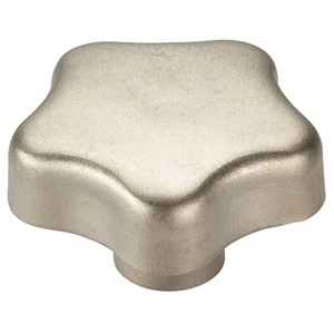 Halder 24690.0240 Sterngriff rostfreier Stahl Ø 40 x 8 mit glattem Sackloch - Sterngriffe Sterngriff - rostfreier Stahl - Durchmesser 50 x 10 - mit glattem Sackloch mit glattem Sackloch