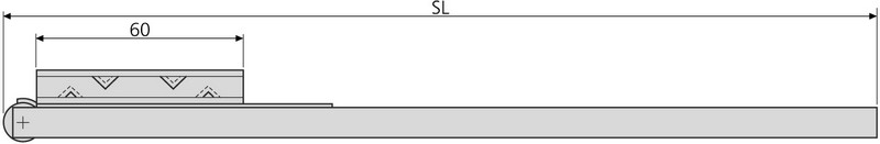 Accuride DZ1319-0050-2 Linearführungen, SL 500, TR 394, D 336, 5,5kg, hell verzinkt - Accuride DZ1319 Linearfuehrungen - bis 5 5 kg