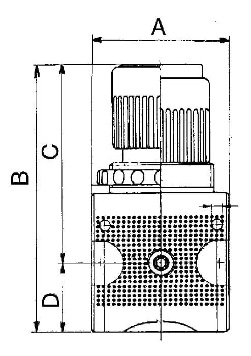RIEGLER R 33 - 10 Druckregler »multifix«, inkl. Manometer, BG 3, G 1/2, 0,5 -10 bar - LE71512 R 33 - 10 Druckregler -multifix-