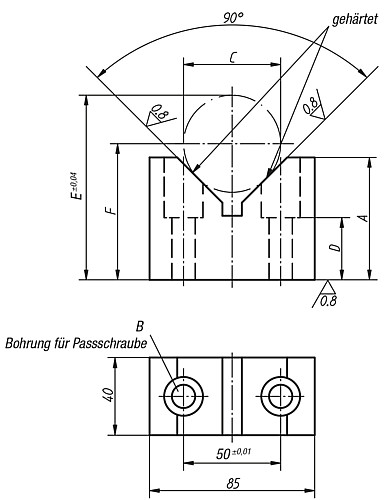 Kipp K0819.60512063 PRISMA VERTIKAL M12 - KIPP K0819 Prismen vertikal