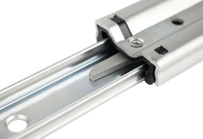 Accuride DZ5334-0030 Teleskopschienen mit Schnelltrennung, 100% Vollauszug, 19,1x53,0, SL 300, TR 323, 90kg - Accuride DZ5334 Teleskopschiene mit Frontschnelltrennung