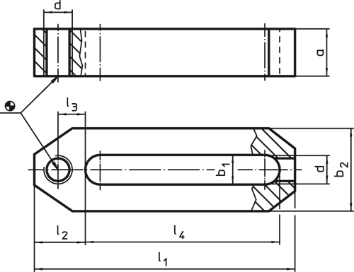 Halder 23700.0026 Spanneisen kurz gerade, 17,0 x 142 - Spanneisen gerade Spanneisen - gerade - kurz - 17x 142