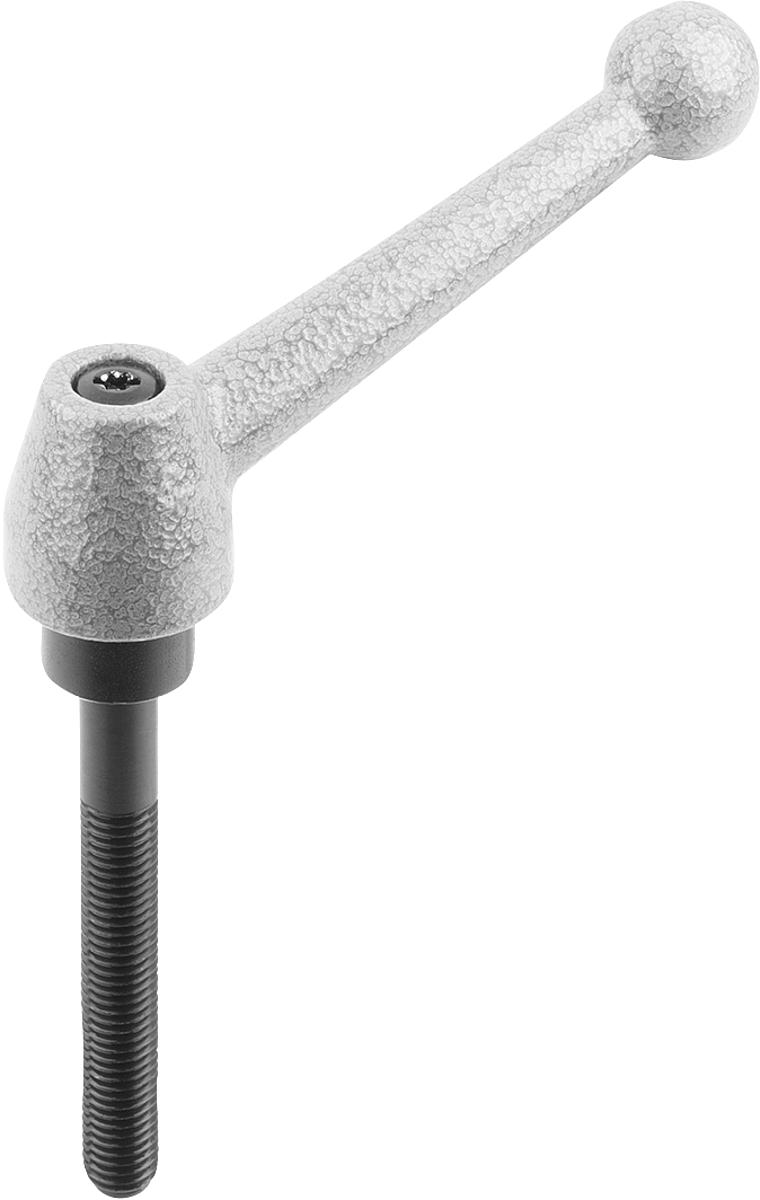 Kipp K0120.216X60 STAHLKLEMMHEBEL GR.2  M16X60 - K0120-216X60 STAHLKLEMMHEBEL GR 2 M16X60