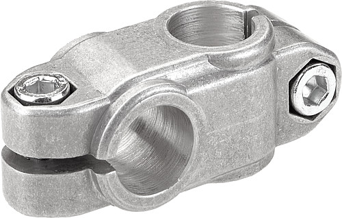Kipp K0472.51212 KREUZKLEMMSTÜCK ALUMINIUMGUSS, FORM A, A=12, B=12 - KIPP K0472 Kreuzklemmstuecke - Aluminium